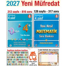 Tonguç Akademi 4. Sınıf 2027 Tüm Dersler Konu Anlatımlı Yeni Nesil Matematik Soru Bankası Seti Yeni Müfredat