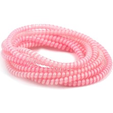 Ozka Concept Spelt Aleti Kablosu Kablo Kordon Spiral Sarma Koruma Afterglow Pembe 140CM