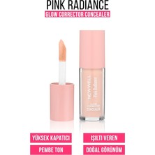 Ozka Concept New Well Pink Radiance Glow Corrector Concealer Pembe Işıltılı Parlaklık Düzeltici Kapatıcı 8 Gr, T