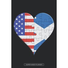 Ozka Concept Planner: American Scottish Flag United Heart Jigsaw Puzzle Flags Of America Scotland
