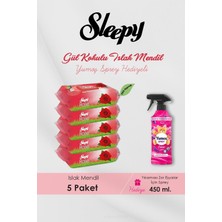 Ozka Concept Sleepy 250 Adet Gül Kokulu Islak Havlu, Orkide Oda Kokusu Hediyeli