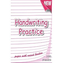 Ozka Concept Handwriting Practice Paper With Raised Borders: 100 Blank Handwriting Practice Paper With Dotted Li
