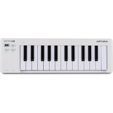 Ozka Concept Arturia Microlab Mk3 - Kompakt 25 Tuşlu Hıza Duyarlı Midi Denetleyici, Iki Dokunmatik Şerit, Akorla
