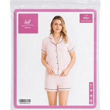 Lull Sleepwear 9001 Kısa Kollu Kadın Pijama Takımı –pembe