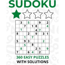 Ozka Concept Independently Published Sudoku Puzzles With Solutions - 360 Easy Sudokus - 8.5X11 Large Size: Great