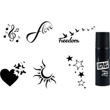 Ozka Concept Sonsuz Kalpler Spray Tattoo Geçici Sprey Dövme Seti