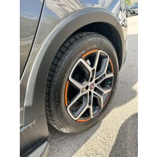 Ozka Concept Ark Sticker Egea Cross Jant Sticker Mat Turuncu