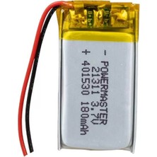 Uravas Store Powermaster 401530 3.7 Volt 180 Mah Lityum Polimer Pil