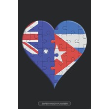 Ozka Concept Planner: Australian Cuban Flag United Heart Jigsaw Puzzle Flags Of Australia Cuba