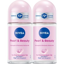Ozka Concept Nivea Kadın Roll On Deodorant Pearl&beauty, Ter Ter Kokusuna Karşı 48 Saat Anti-Perspirant Korum