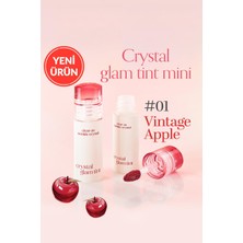 Ozka Concept Clio Yapışkanlık Hissi Vermeyen, Hafif Dokulu, Yoğun Işıltılı Tint Crystal Glam Tint Mini 01 Vintag