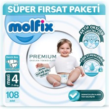 Ozka Concept Molfix Süper Fırsat Paketi 4 Beden 108 Adet