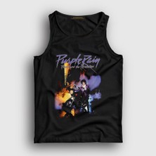 Presmono Unisex Siyah Purple Rain Prince Atlet