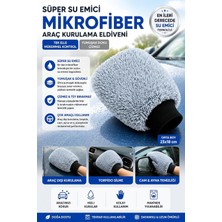 Ozka Concept Mikrofiber Oto Araba Yıkama Kurulama Havlusu, El Içi Orta Boy Çift Katlı Araç Kurutma Torpido Si