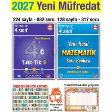 Tonguç Akademi 4. Sınıf 2027 Taktikli Türkçe Fen Yeni Nesil Matematik Soru Bankası Seti Yeni Müfredat