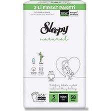 Ozka Concept Sleepy 2'li Fırsat Paketi Külot Bez 5 Numara Junior 58 Adet