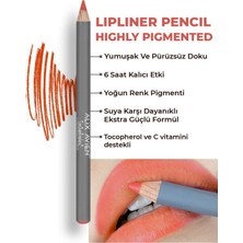 Ozka Concept Alix Avien Uzun Süre Kalıcı Dağılma Yapmayan Nemlendirici Dudak Kalemi - Lipliner Pencil 14 Pomegra