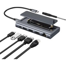 Ozka Concept Docking Station With M.2 Nvme Enclosure – 60Hz Hdmi, 1000MBPS Ethernet, 2×usb 3.