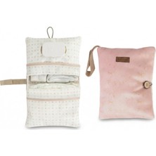 Ozka Concept Anne Bebek Bakım Çantası Yenidoğan Alt Açma Değiştirme Düzenleyici Çantası Organizer Solid Pembe