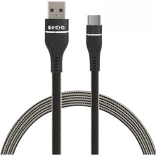 Ozka Concept Imeng 3.1A Usba To Örgülü Data Hızlı Kablosu ML108 Siyah
