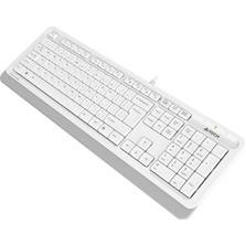 Ozka Concept A4 FK10 Q USB Türkçe Fn-Multimedya Klavye, Beyaz