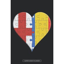 Ozka Concept Planner: English Romanian Flag United Heart Jigsaw Puzzle Flags Of England Romania