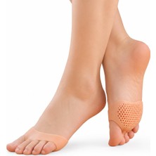 Jetfast 1 Çift Silikon Orta Parmağa Geçen Metatarsal Pad Koruyucu Ayakkabı Vurma Önleyici Koruyucu 2 Adet