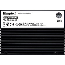 Kingston Kıngston 3.84TB DC3000ME SEDC3000ME/3T8 14000-5800MB/S Enterprise U2 Nvme Gen5 Disk