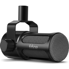 Ozka Concept Fifine Xlr Dinamik Mikrofon, Kayıt Için Stüdyo Vokal Mikrofon, Orta Güçlendirmeli Tüm Metal Xlr Pod