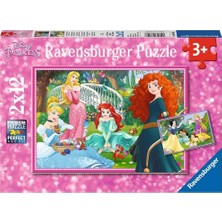Ozka Concept Ravensburger (76208) 2 x 12 Parça Puzzle Wd, Princess