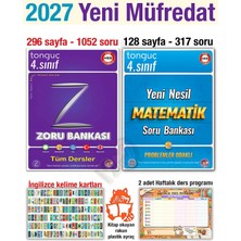 Tonguç Akademi 4. Sınıf 2027 Tüm Dersler Zoru Yeni Nesil Matematik Soru Bankası Seti Yeni Müfredat