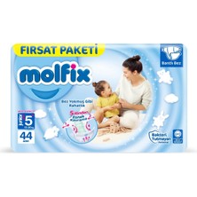 Ozka Concept Molfix Bebek Bezi 3D Juniorplus 5+ Beden Fırsat Paketi 44 Adet