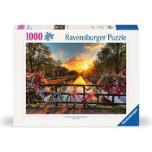 Ozka Concept Ravensburger Amsterdam'da Bisikletler Yetişkinler Için 1000 Parça Yapboz - 12000662 - El Yapımı Ale