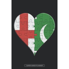 Ozka Concept Planner: English Pakistani Flag United Heart Jigsaw Puzzle Flags Of England Pakistan