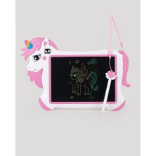 Toha Unicorn 10 Inç LCD Çizim Tableti Çocuk Elektronik Yazı ve Resim Tahtası Silinebilir Ekran