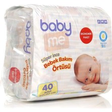 Ozka Concept Baby&me Süper Ince 60X90 cm 40LI Bebek Bakım Örtüsü