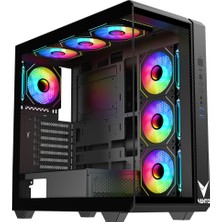 Vento Fsp VG4302FA 1000W Gen5 Atx3.1 80+ Gold 4X120MM Argb Fan Temperli Cam USB 3.0 Mesh Atx Gaming (Oyuncu) Kasa