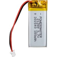 Uravas Store Powermaster 301540 3.7 Volt 180 Mah Lityum Polimer Pil