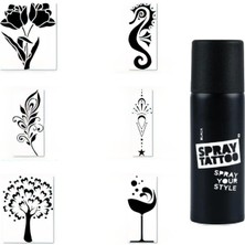 Ozka Concept Zarif Ruhlu Spray Tattoo Geçici Sprey Dövme Seti
