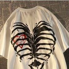 Tarzsokak Kalp Kaburga Kaburga Iskelet Streetwear 15