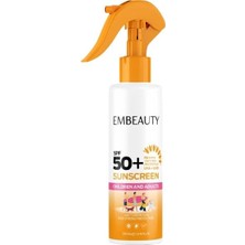Ozka Concept Embeauty Çocuk Yetişkinler Için Güneş SPF50+ 200 ml