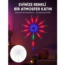 Poyraz Market Uygulama Destekli Rgb LED Duvar Aydınlatması Yeni Nesil