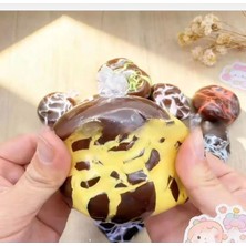 İsmega Patlayan Çıtırdayan Top Çikolatalı Bal Mumı Squishy Sukuşi Skuşi Slow Stres Atma Oyuncağı Fidget Butter 1 Adet Fiyatıdır