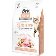 Fırsatkolik Sensitive Hypoallergenic Hindili ve Somonlu Tahılsız Yetişkin Kedi Maması 2 kg