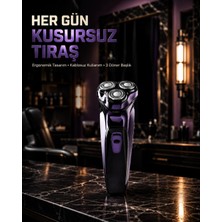 Pazarcan Kompakt Şarjlı Saç Sakal Tıraş Makinesi Kuru Kullanım Özellikli