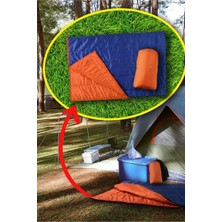 Empressco Outdoor Mavi Kamp Uyku Tulumu Taşıma Çantalı 190X70 cm