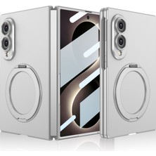 Fogy Galaxy Z Fold 8 Kılıf M-Safe Şarj Özellikli Yüzüklü Ekran ve Kamera Korumalı Kapak