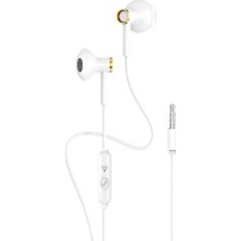 Ozka Concept Mikrofonlu Kablolu 3.5mm Girişli – Net Ses, Günlük Kullanım (Beyaz)