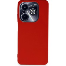 Uravas Store Infinix Hot 40I Kılıf First Silikon - Kırmızı