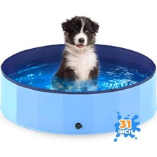 Ozka Concept Pawise Köpekler Için Yüzme Havuzu Dış Mekan Katlanabilir Evcil Hayvan Banyo Küveti Katlanabil